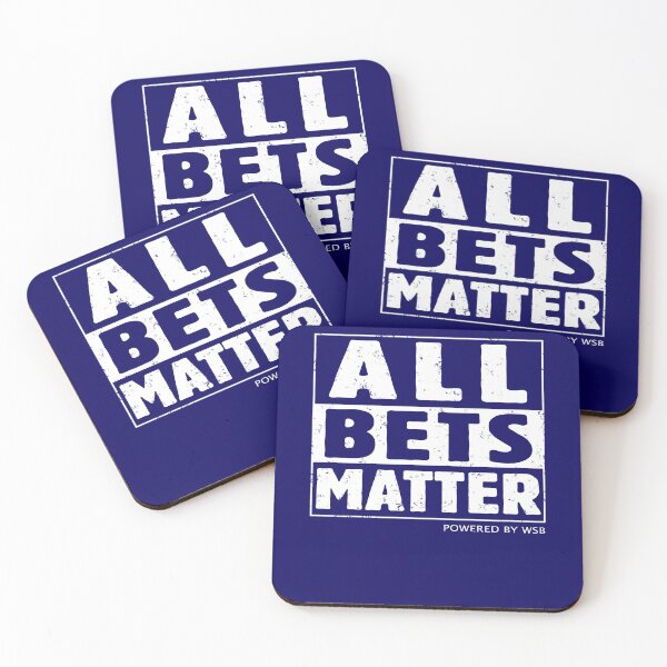 Item preview, All Bets Matter - Powered by WSB - Wall Street Investor and Trader Stock Market Bets - Funny Wall Street Memes Vintage Design designed and sold by WG-Factory.