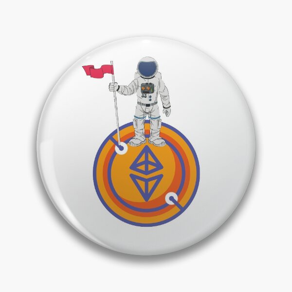 Item preview, Ethereum ETH Astronaut Moon Cryptocurrency HODL Blockchain designed and sold by trendo.