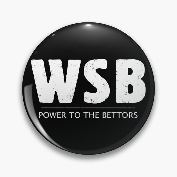 Item preview, WSB Power to Bettors - Wall Street Investor and Trader Stock Market Bets - Funny Wall Street Memes Vintage Design designed and sold by WG-Factory.
