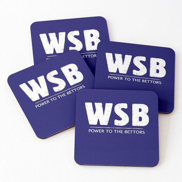 Item preview, WSB Power to Bettors - Wall Street Investor and Trader Stock Market Bets - Funny Wall Street Memes Vintage Design designed and sold by WG-Factory.