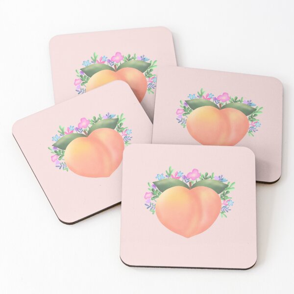 Item preview, Peach Floral Pattern, Blooming Peach, Happy Peach designed and sold by Warenae.