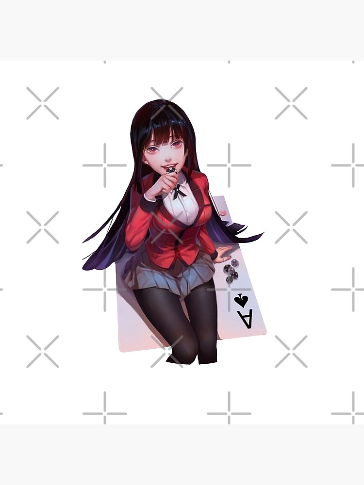 Kakegurui - Yumeko Jabami cards anime Greeting Card for Sale by