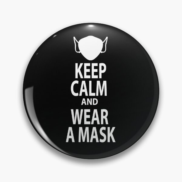 Item preview, Keep Calm and Wear a Mask designed and sold by Funshirts-.