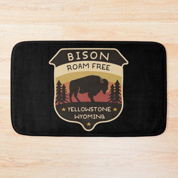 Item preview, Bison Roam Free Yellowstone Wyoming Apparel and Accessories designed and sold by bahamamule.
