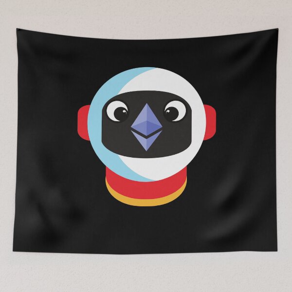Item preview, Ethereum ETH Astronaut Face Helmet Crypto HODL Blockchain designed and sold by trendo.