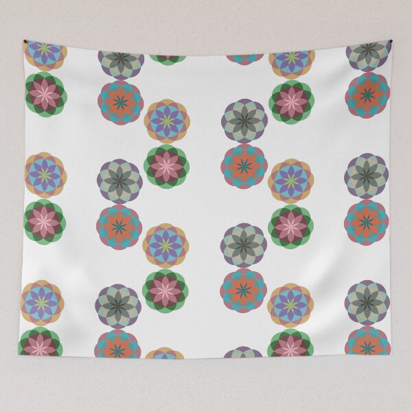 Item preview, Flowers and flowers- pack of 4 stickers designed and sold by CSouissi.