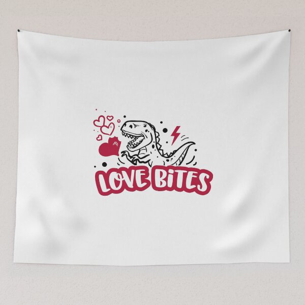 Item preview, Love Bites Funny Anti-Valentine's Day Quote designed and sold by Briekel.