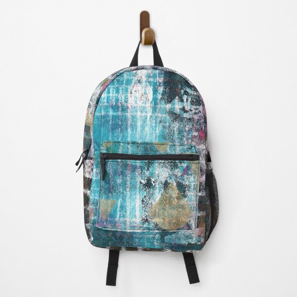 Item preview, "Grunge Shapes" Gel Print Painting designed and sold by peonypours.