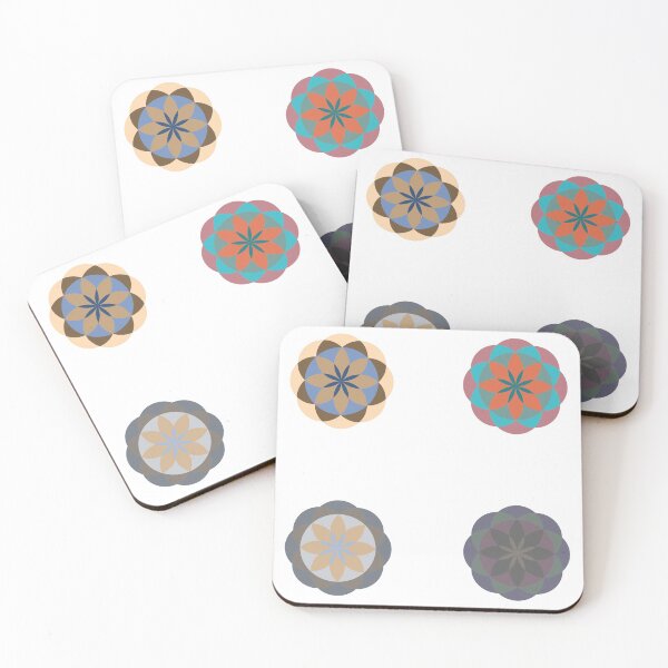 Item preview, Flowers and flowers- pack of 4 stickers designed and sold by CSouissi.