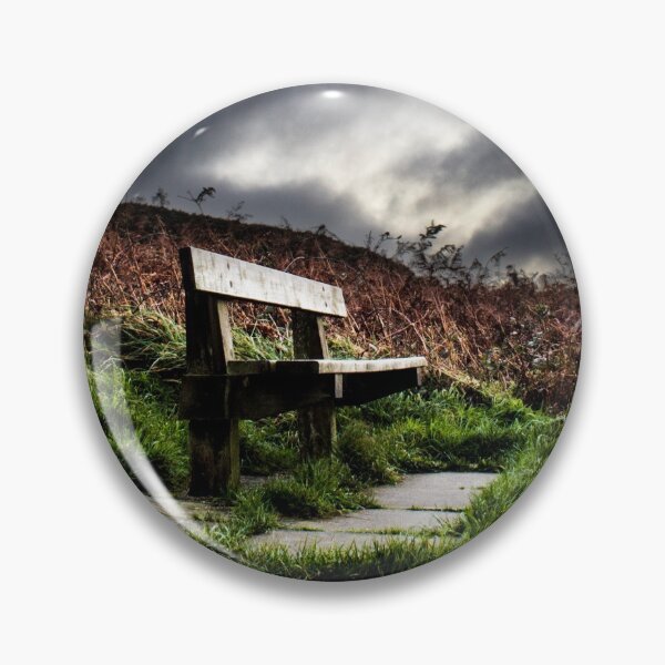 Item preview, Wooden Bench on a stormy night designed and sold by merakiinfocus.