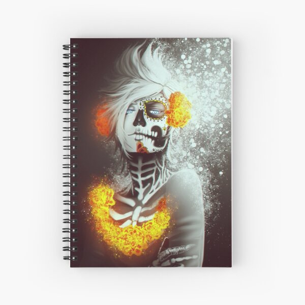 Day of The Dead Spiral Notebook