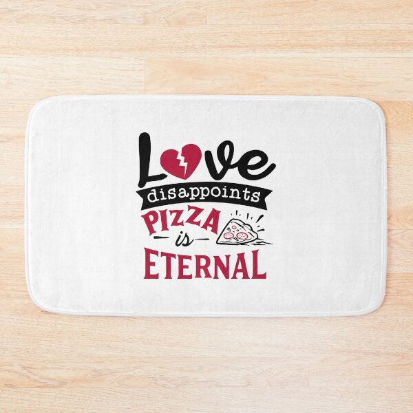 Item preview, Love Disappoints Pizza Is Eternal Funny Anti-Valentine's Day Quote designed and sold by Briekel.