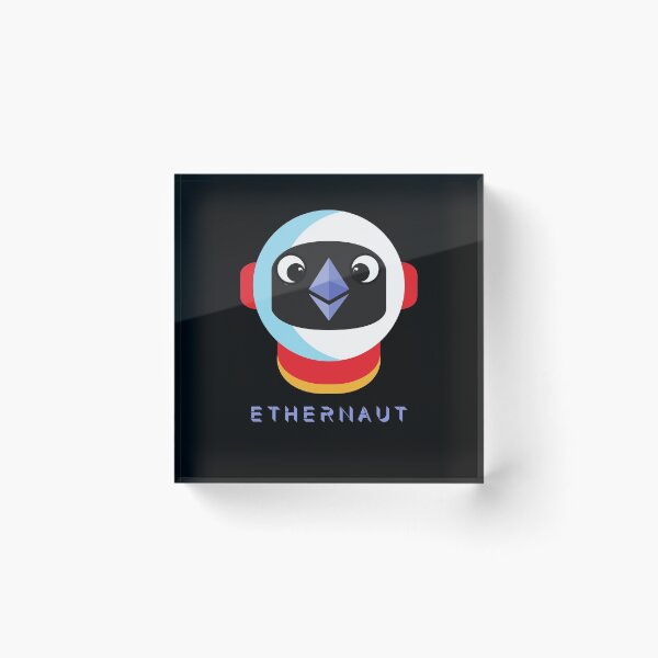 Artikelvorschau, Ethereum ETH Astronaut Ethernaut Mondhelm Krypto HODL entworfen und verkauft von trendo.
