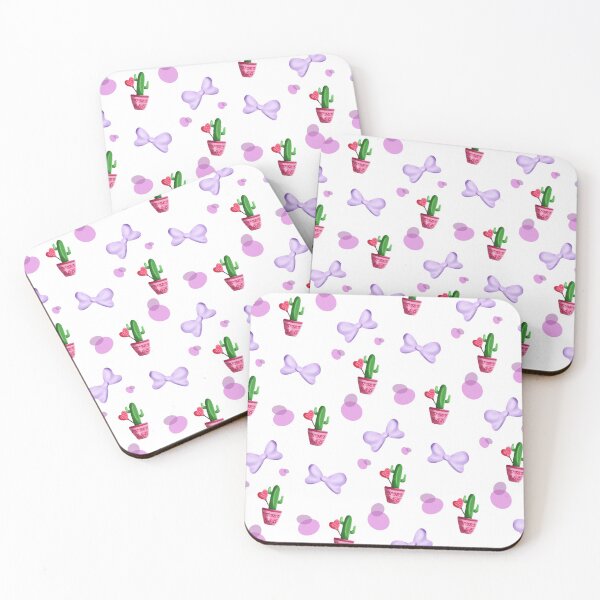 Item preview, Of all the cacti and the bows pattern design designed and sold by Missing In Art.