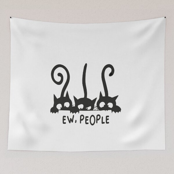 Item preview, Ew people Cat t-shirt shirt crazy cats lady cat love animal women gift graphic slogan black cat designed and sold by BUniqueBSpecial.