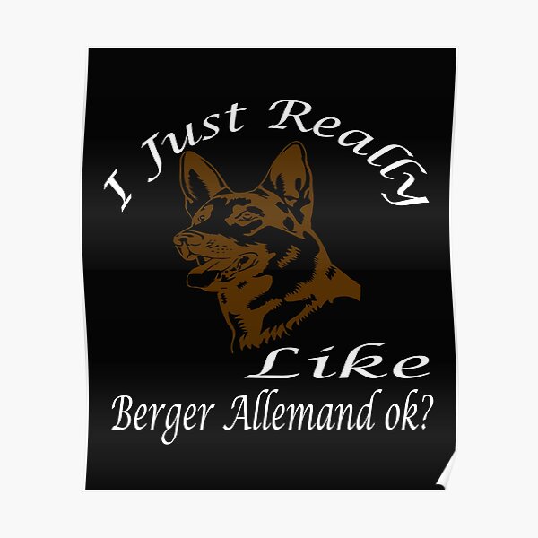 Berger Allemand Posters Redbubble