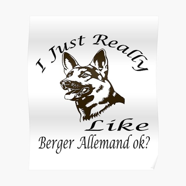 Berger Allemand Posters Redbubble