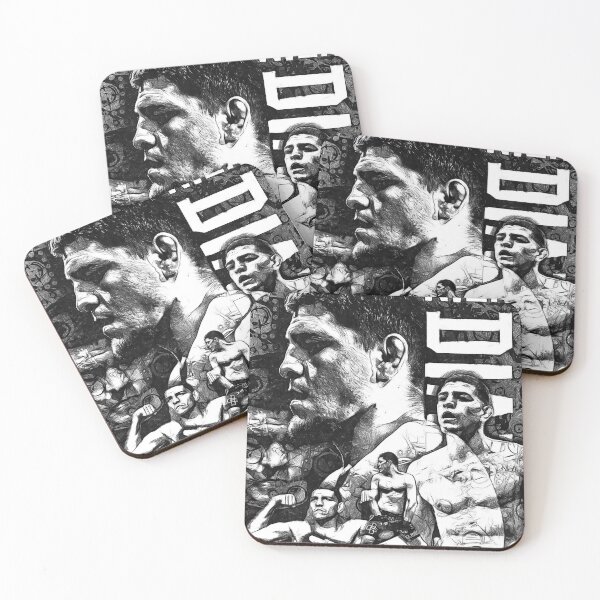 Item preview, Nick Diaz Black and White Drawing designed and sold by SavageRootsMMA.