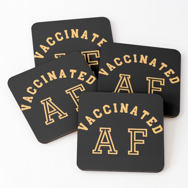 Item preview, Vaccinated AF Funny Pro Science Vaccination 2021 designed and sold by Sutra-Lotus-Co.
