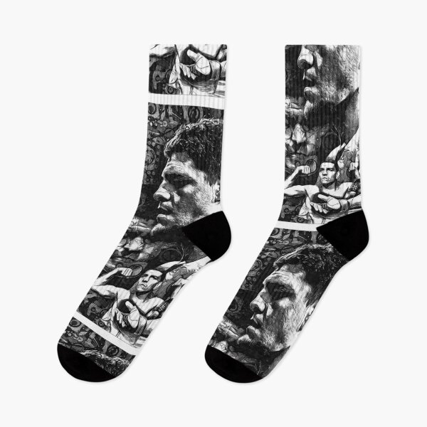 Item preview, Nick Diaz Black and White Drawing designed and sold by SavageRootsMMA.