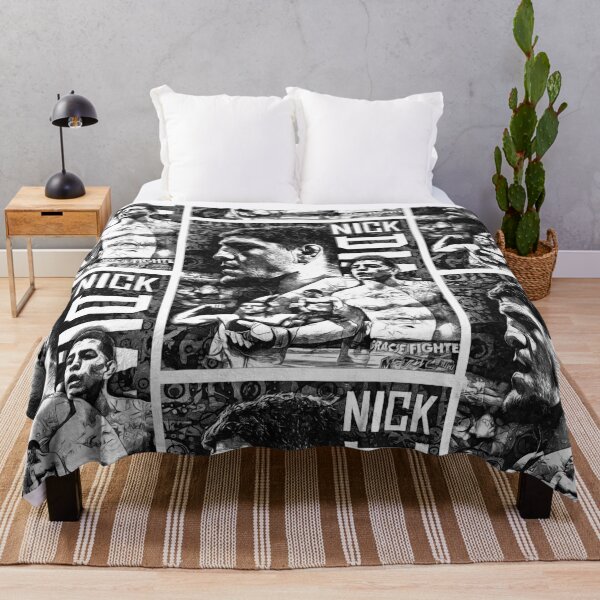 Item preview, Nick Diaz Black and White Drawing designed and sold by SavageRootsMMA.