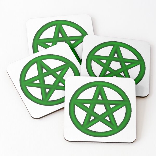 Item preview, Green Pentagram for Wiccans, Pagans, and Witchcraft designed and sold by paintedkat.