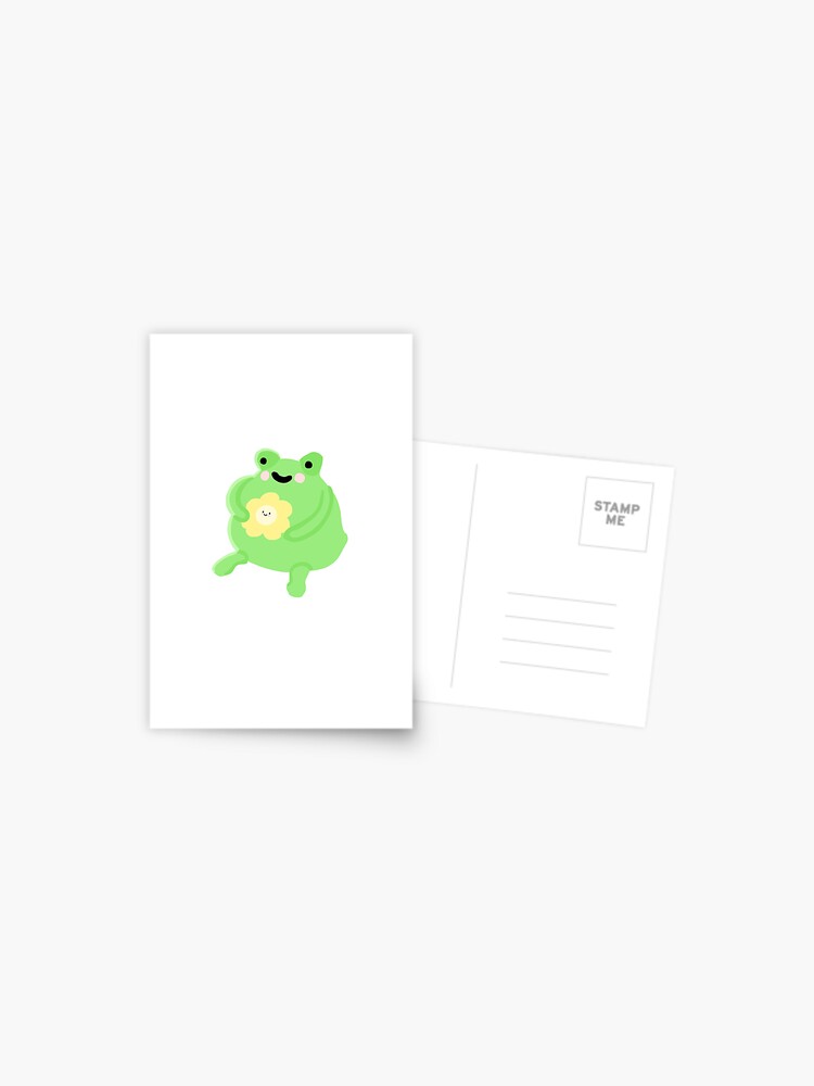 Carte Postale Grenouille Tiktok Par Artsysquidy Redbubble