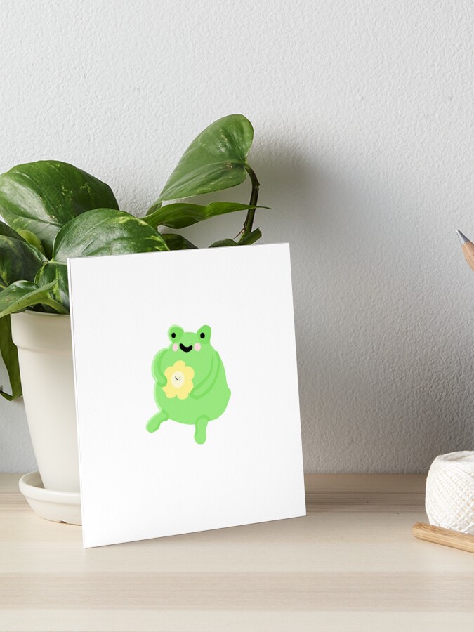 Impression Rigide Grenouille Tiktok Par Artsysquidy Redbubble