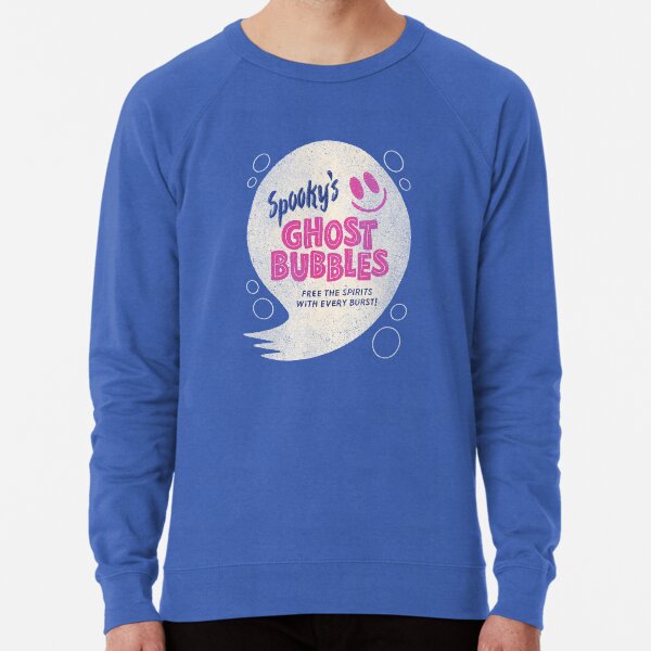 Spooky's Ghost Bubbles Vintage Label Lightweight Sweatshirt