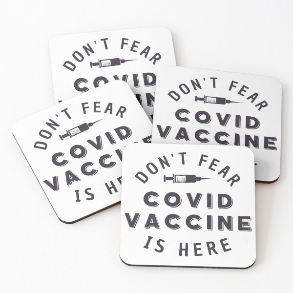 Item preview, Don't Fear Covid Vaccine Is Here Pro Vaccination designed and sold by Sutra-Lotus-Co.