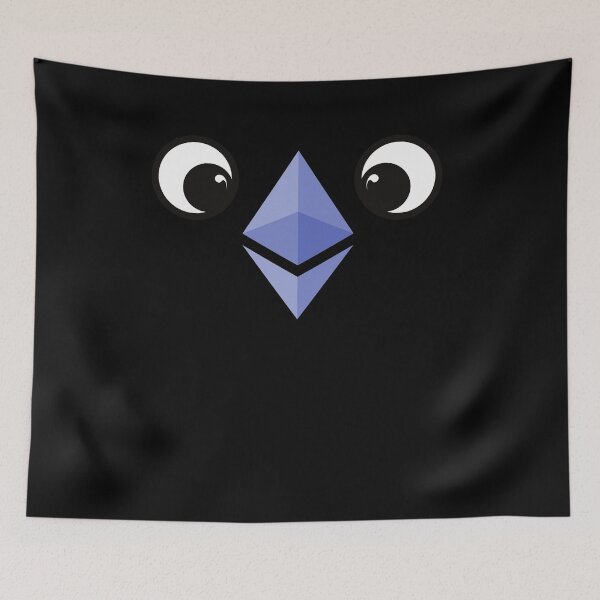 Item preview, Ethereum Happy Face ETH To The Moon Funny Crypto HODL Gift designed and sold by trendo.