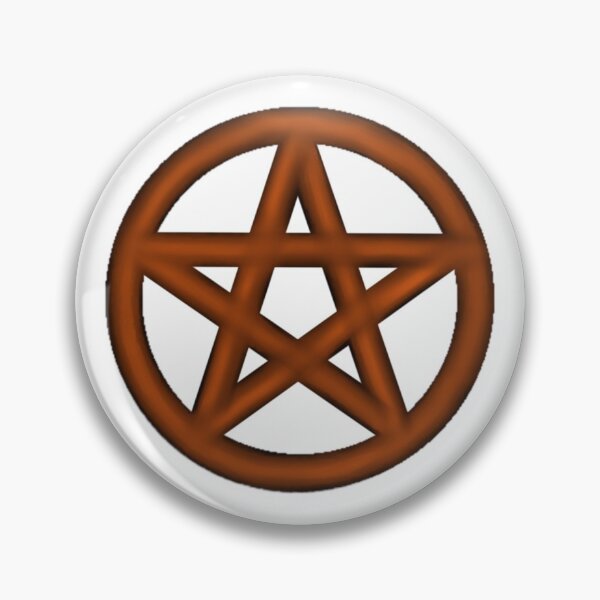 Item preview, Orange Pentagram for Wiccans, Pagans, and Witchcraft designed and sold by paintedkat.