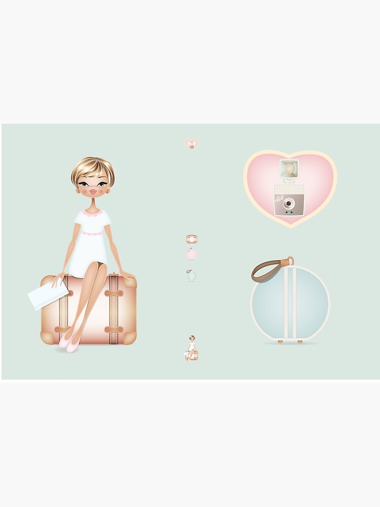World traveler, retro explorer adventure air miles by smileintheheart