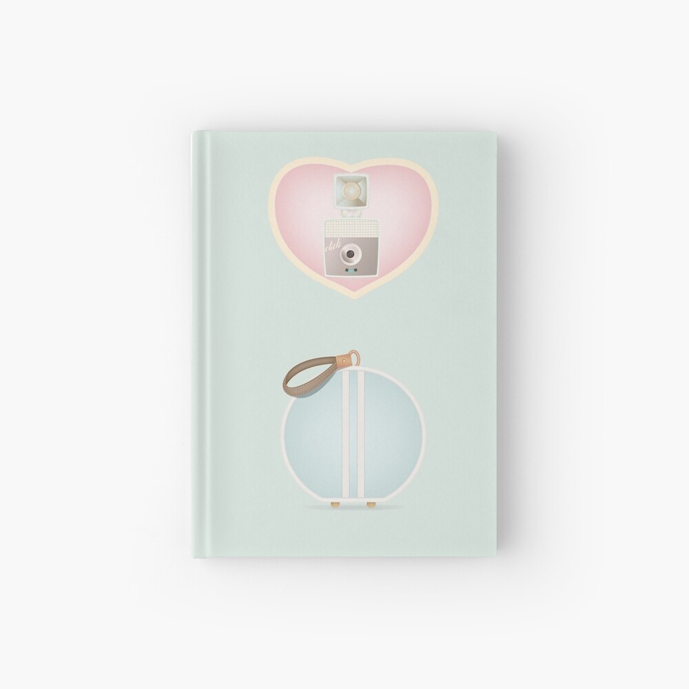 World traveler, retro explorer adventure air miles Hardcover Journal