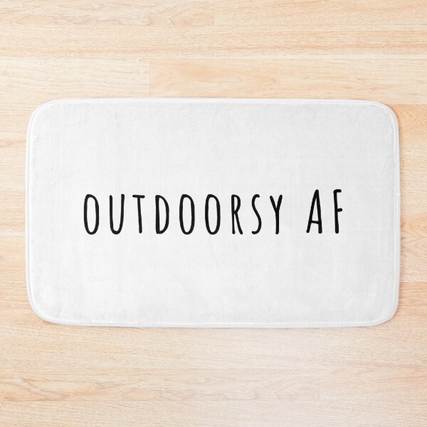 Item preview, outdoor sticker outdoorsy af designed and sold by thatonepersonk.