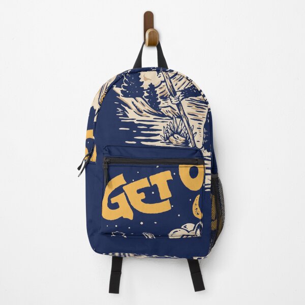 Item preview, Get Outside! Hiking Sasquatch & Mountains Outdoor Bigfoot  designed and sold by giantstepdesign.