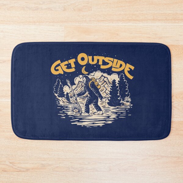 Item preview, Get Outside! Hiking Sasquatch & Mountains Outdoor Bigfoot  designed and sold by giantstepdesign.