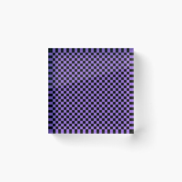 Item preview, Black And Purple (Violet) Check Pattern designed and sold by collegeplace.