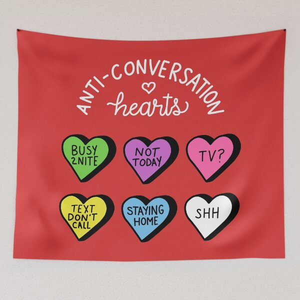 Item preview, Anti-Conversation Hearts designed and sold by Design Minds Boutique.