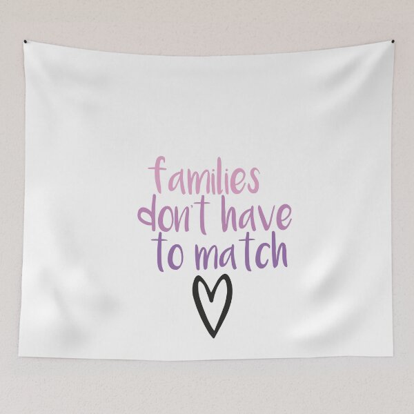 Item preview, Families don't have to match blended family adoption t-short unisex designed and sold by BUniqueBSpecial.