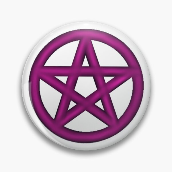 Item preview, Dark Pink Pentagram for Wiccans, Pagans, and Witchcraft designed and sold by paintedkat.