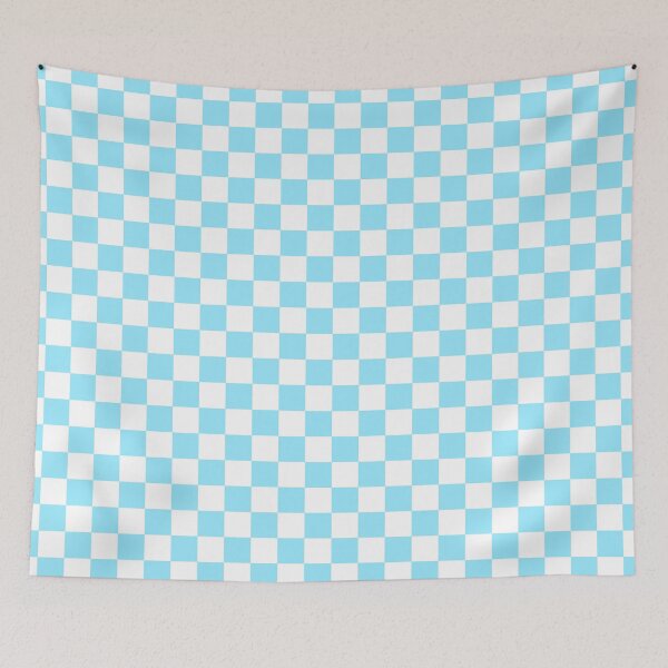 Item preview, Light Blue And White Check Pattern designed and sold by collegeplace.