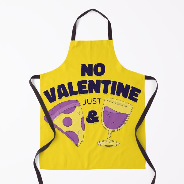 Item preview, No Valentine Just Pizza And Wine designed and sold by arrowroses.
