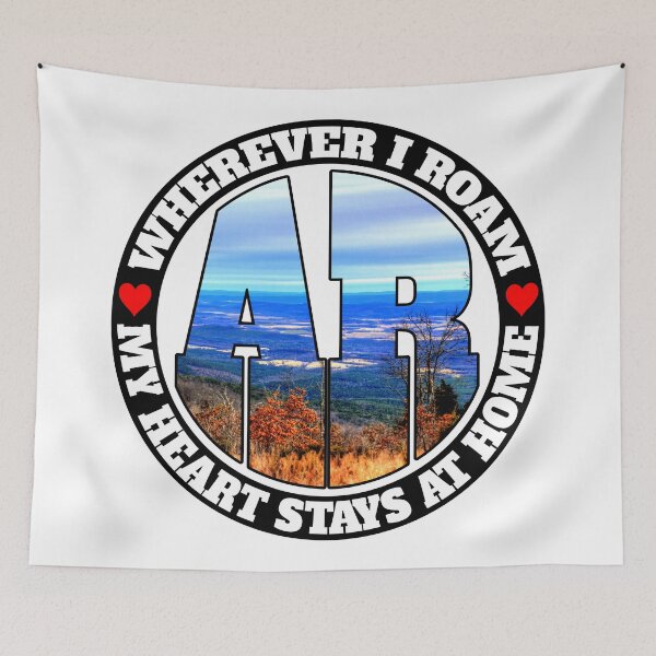 Item preview, Heart Stays Home - Arkansas designed and sold by DonDota.
