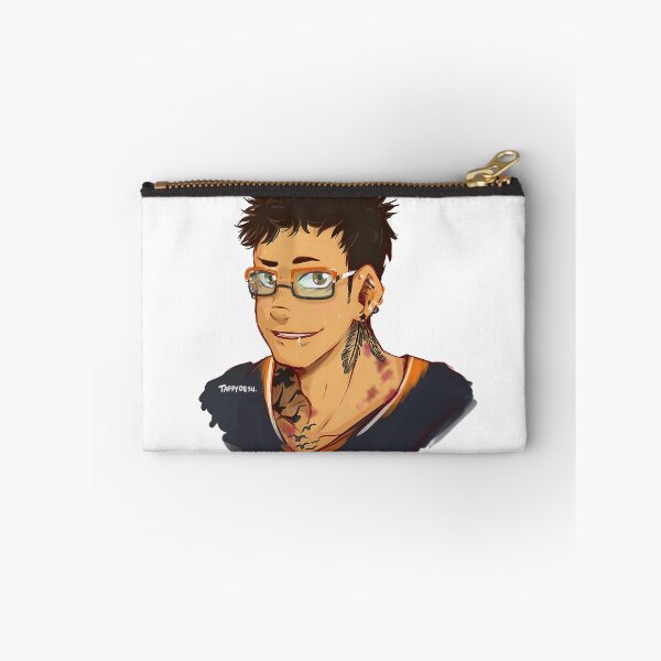Item preview, Barber Daichi with glasses, tattoos and piercings.  designed and sold by taffydesu.