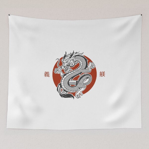 Item preview, Red Chinese Dragon Design designed and sold by TimelessTattoo.