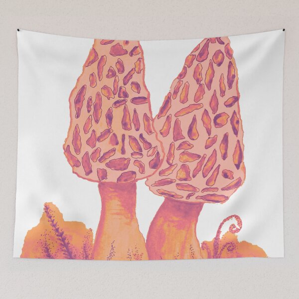 Item preview, Fascinating Morel Mushroom - Morchella Esculenta designed and sold by Artdianarada.