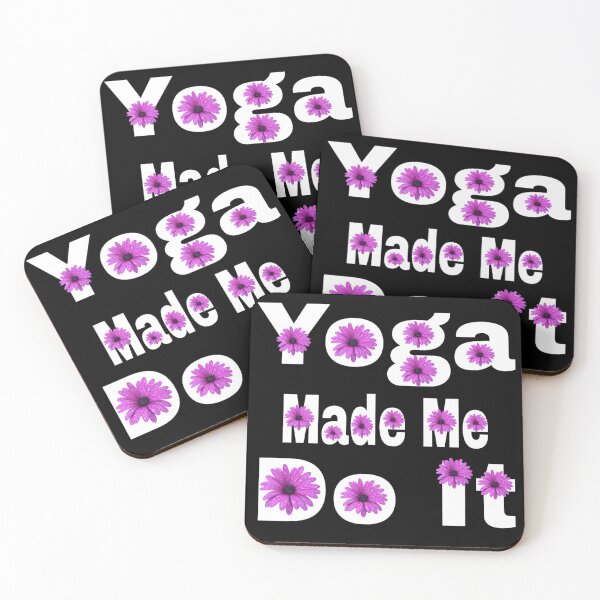 Item preview,  Yoga made me do it shirt for girls, yoga made me do it phone cases, yoga made me do it duffle bag, yoga made me do it makes, yoga made me do it Bath mat , yoga made me do it leggings   designed and sold by Poussyarts.