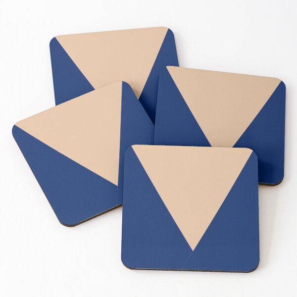 Artikelvorschau, Schönes geometrisches Design der blauen Beige entworfen und verkauft von Vicky Rodden.