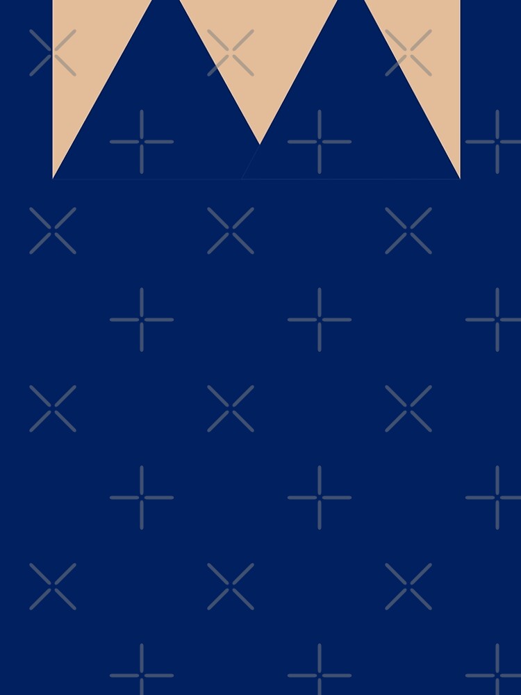 Beautiful Blue beige geometric design by Veee8